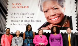 Maya Angelou Forever Stamp Dedication