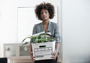 Black woman unemployed