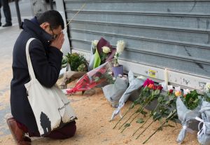 Paris terror attacks - scene
