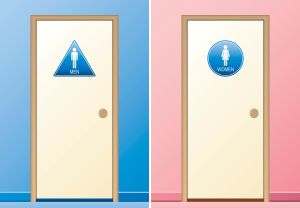 Male and Female Restrooms