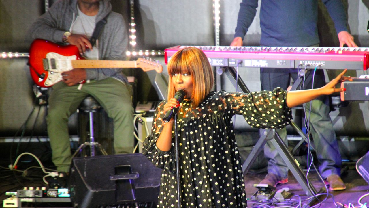 Anaysha Figueroa Cooper at Harvest For Hope Explosion Concert