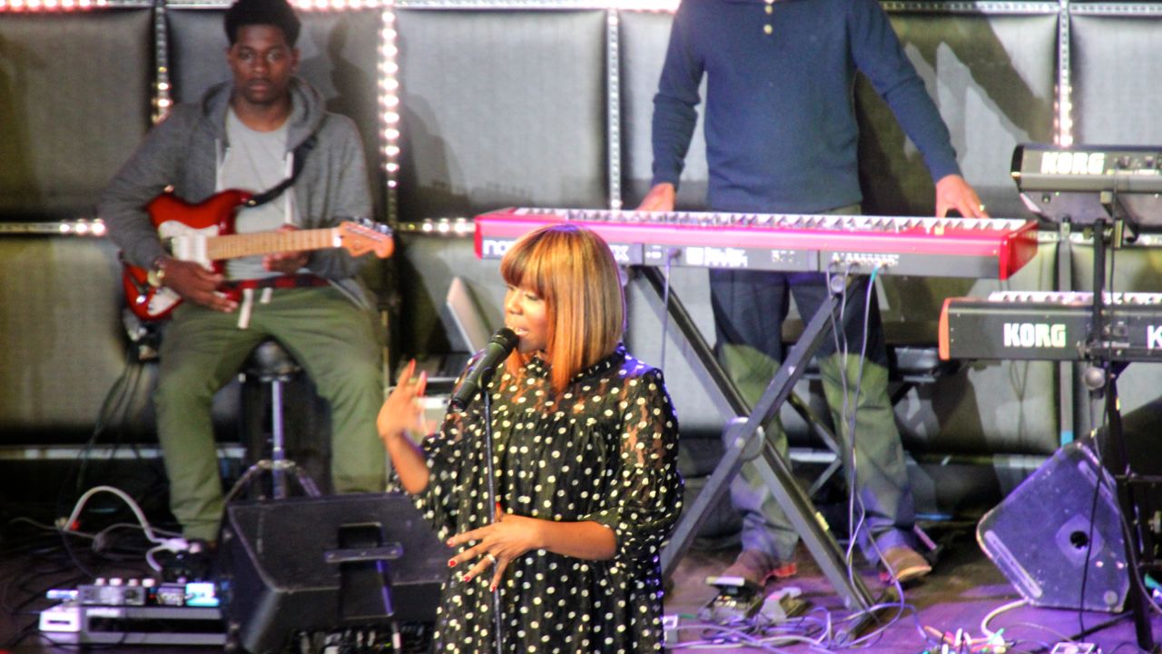 Anaysha Figueroa Cooper at Harvest For Hope Explosion Concert