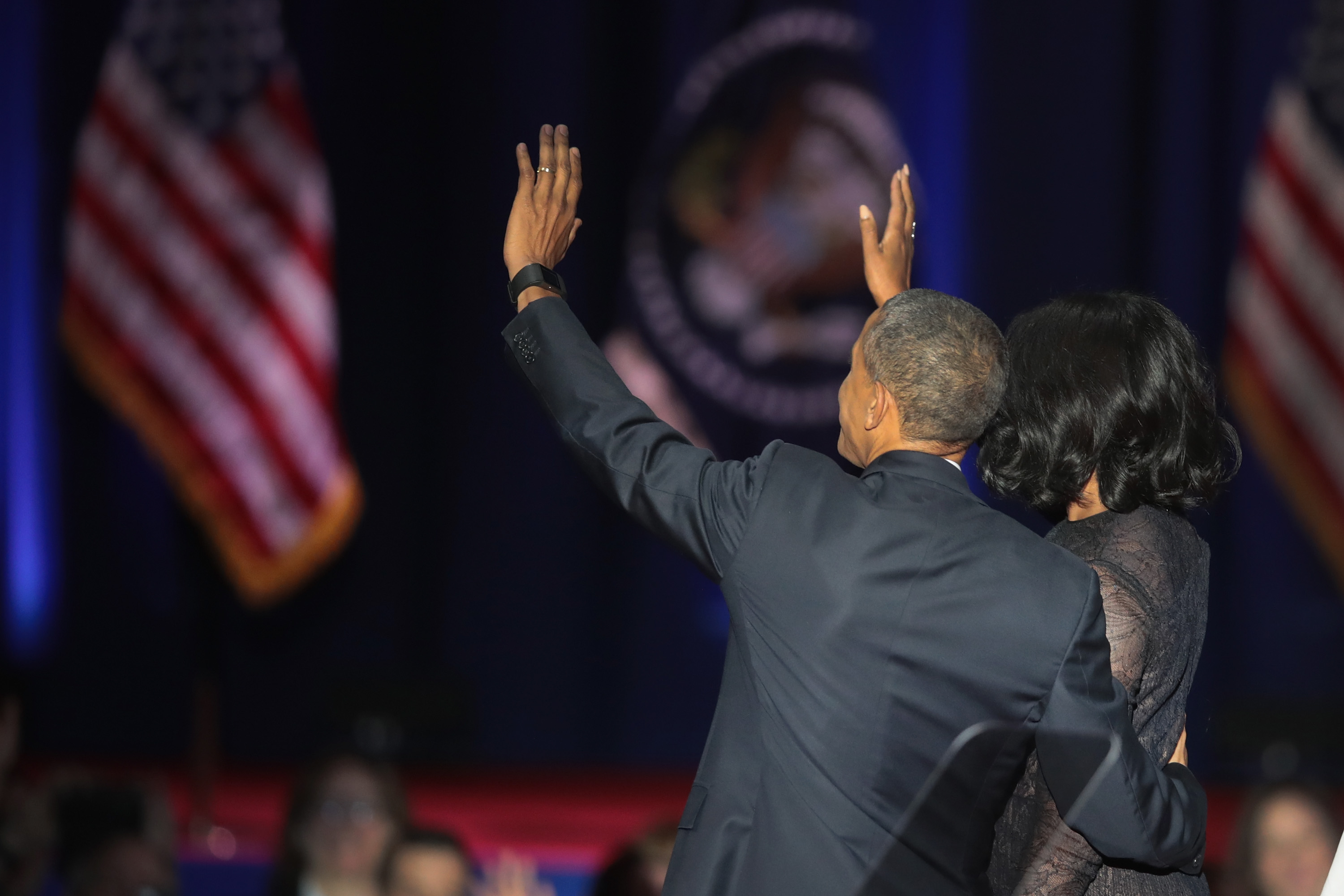 President Obama Delivers Farewell Address In Chicago