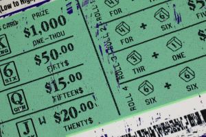 Instant scratch off lottery ticket