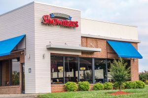 Gastonia, North Carolina, Showmars Greek cuisine restaurant exterior