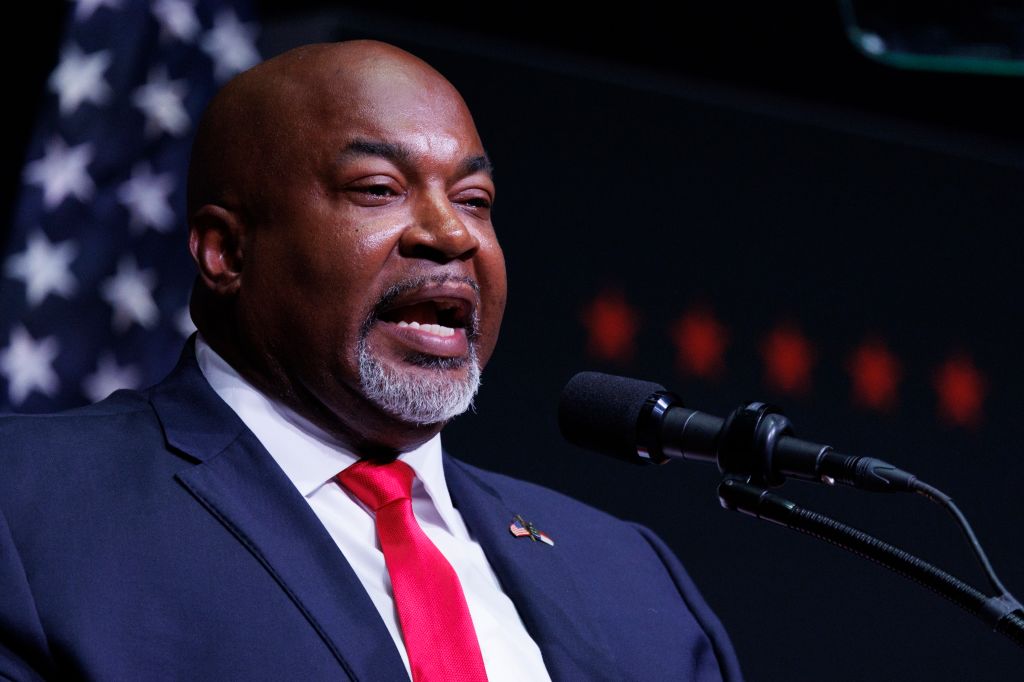 ASHEVILLE, NC, AUGUST 14: North Carolina Lt. Governor Mark Ro