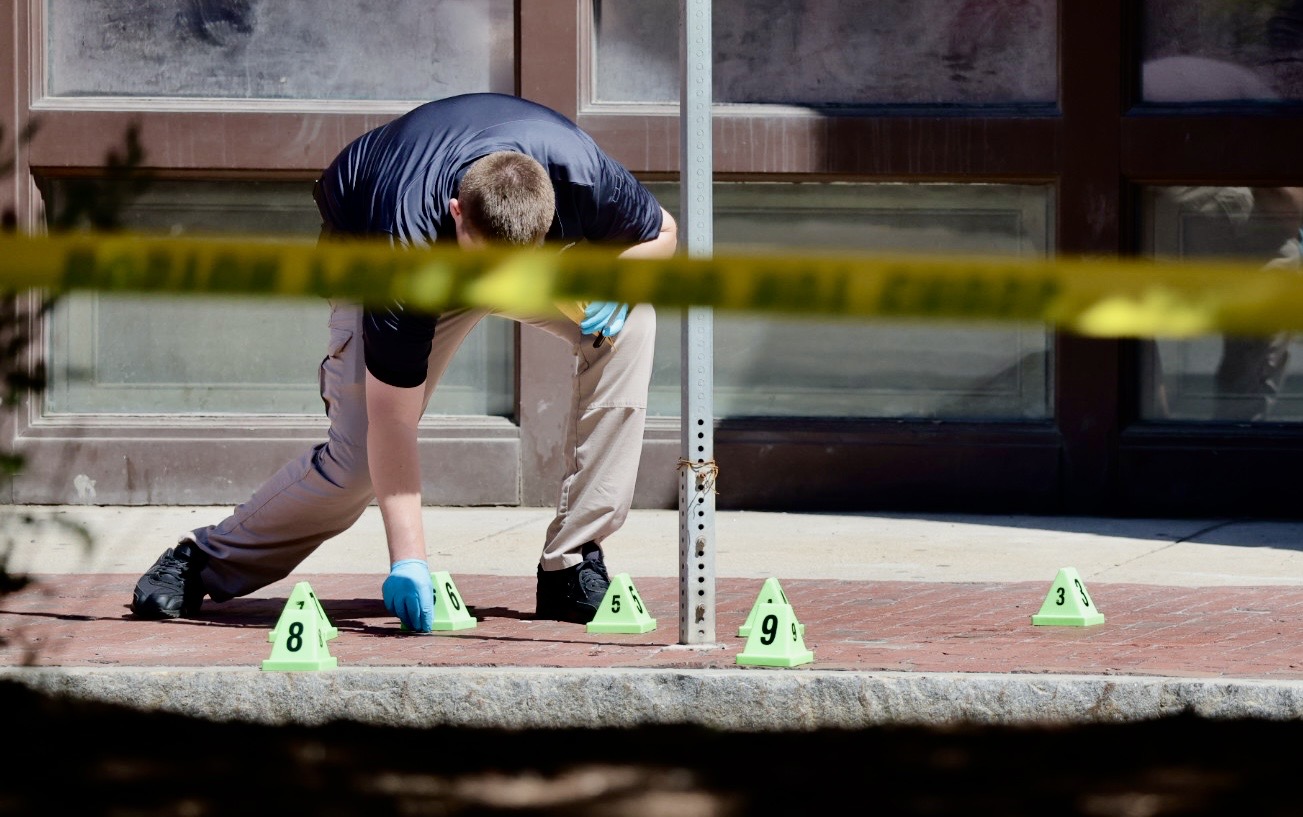 Man shot himself in foot while trying to take police officer's gun near MGH, police commissioner says